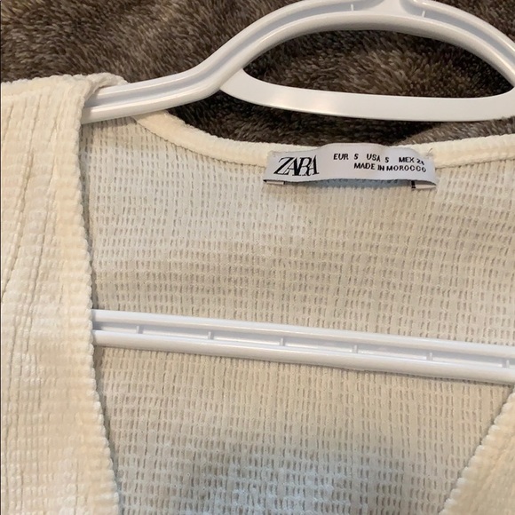 NWOT ZARA tie front top - Picture 2 of 3